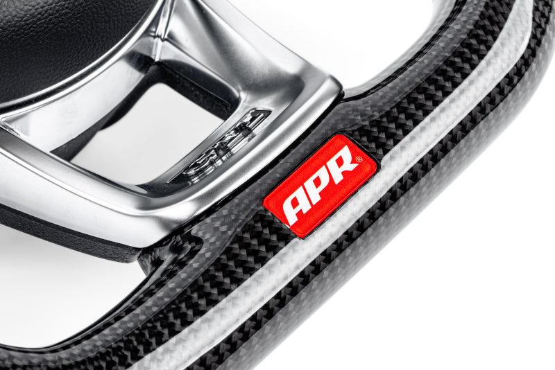 APR 15-26 Volkswagen Golf R/GTI/Jetta (MK7) Carbon Fiber/Red Stitch Steering Wheel (For Paddles)