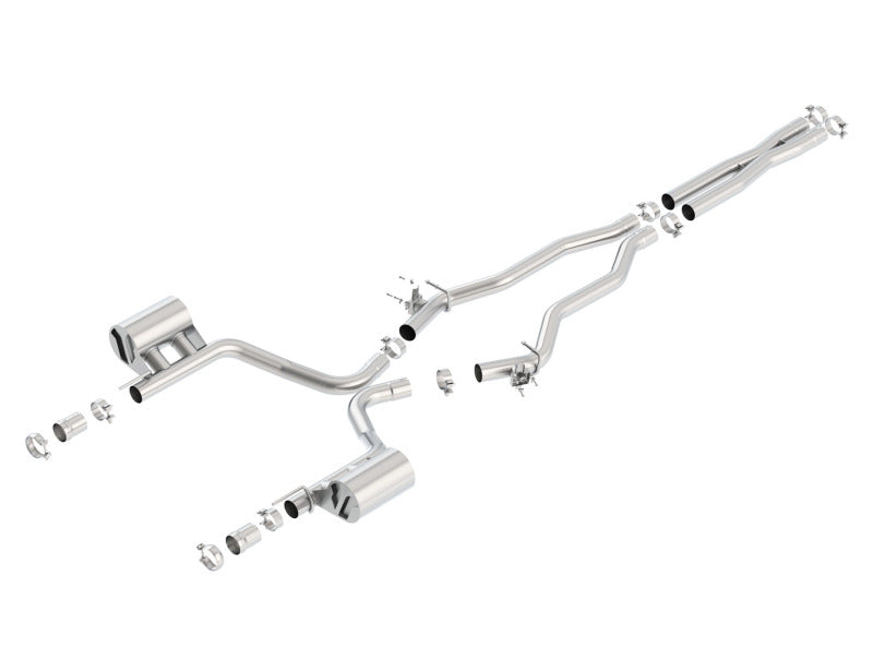 Borla 140675 2015-2022 Charger SRT 392 / Scat Pack 6.4L Atak Catback Exhaust Single Split Rear Exit - #140675