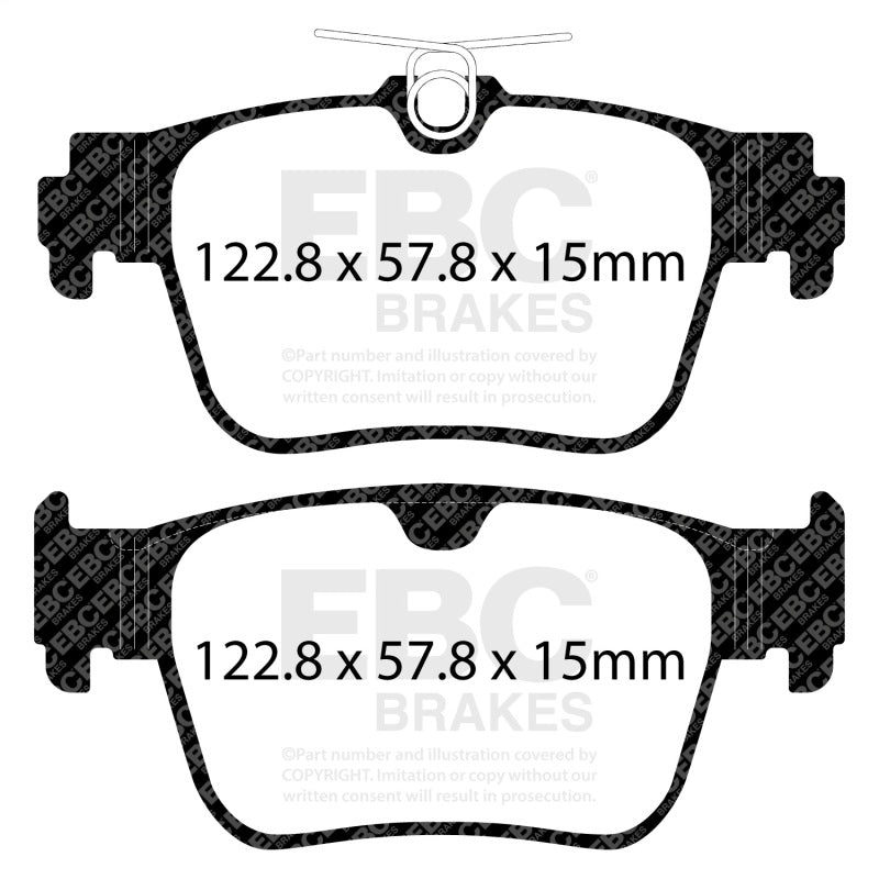 EBC 2022+ Volkswagen GTi Mk8 2.0T Rear Ultimax Brake Pads UD2433