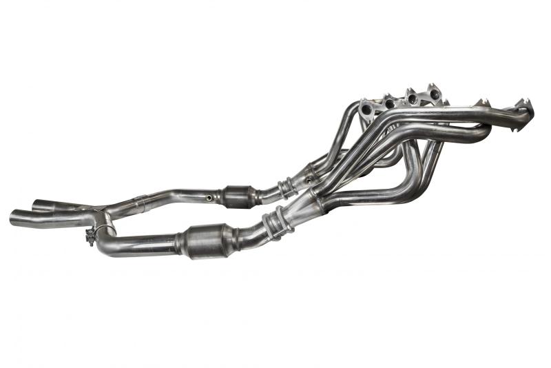 Kooks 1131H020 for 05-10 Ford Mustang GT Manual 1 5/8in x 2 1/2in SS Long Tube Headers and OEM Catted SS X Pipe