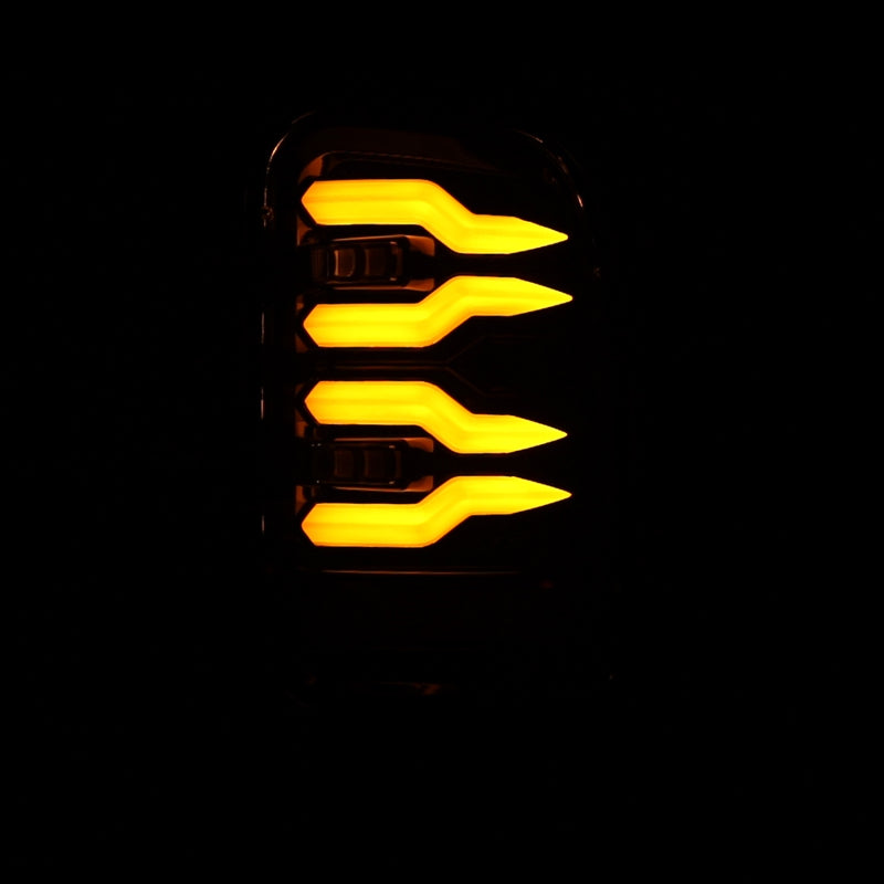 AlphaRex 643002 94-01 Dodge Ram 1500/2500/3500 LUXX-Series LED Tail Lights - Black