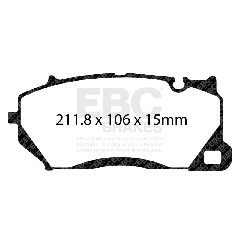EBC 2020+ Audi RS6 4.0L / 2021+ Audi RS7 4.0L Redstuff Front Brake Pads DP32492C