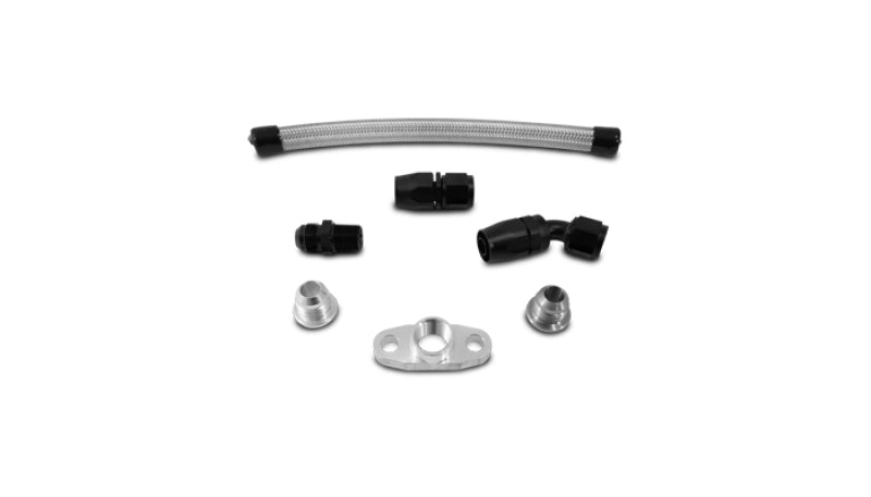 Vibrant Universal Top Mount Oil Drain Kit incl 20in Teflon lined S.S. 10283