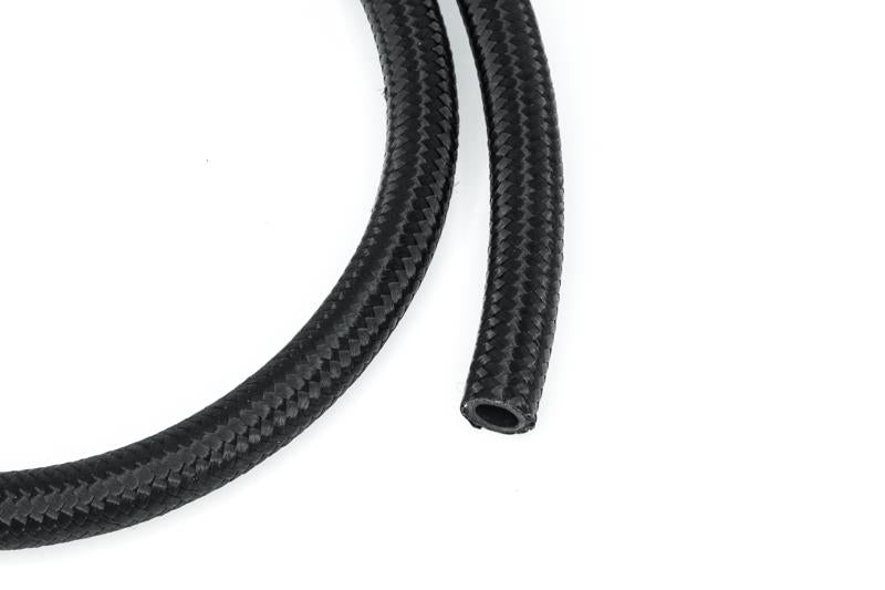 DeatschWerks 8AN Black Nylon Braided CPE Hose 20 Feet