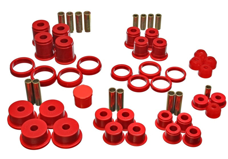 Energy Suspension for 84-01 Cherokee Red Hyper-Flex Master Bushing Set 2.18105R