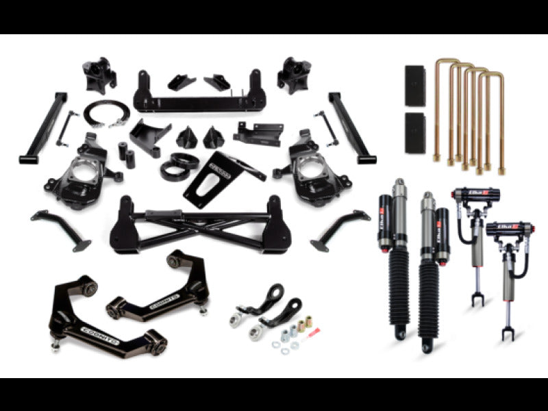 Cognito Motorsports 210-P1183 7-Inch Premier Lift Kit with Elka 2.5 Reservoir Shocks for 2020-2024 Chevrolet Silverado / GMC Sierra 2500 HD / 3500 HD