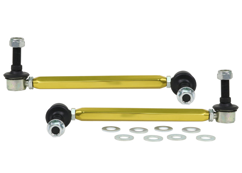 Whiteline KLC180-255 Universal Sway Bar Link Assembly Heavy Duty Adjustable Steel Ball