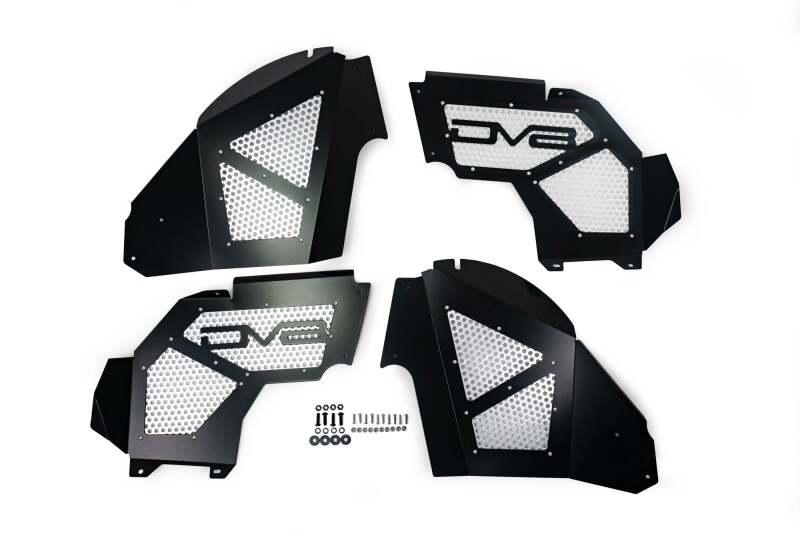 DV8 Offroad 2018+ Jeep Wrangler JL Front Inner Fenders - Black - #INFEND-03FB