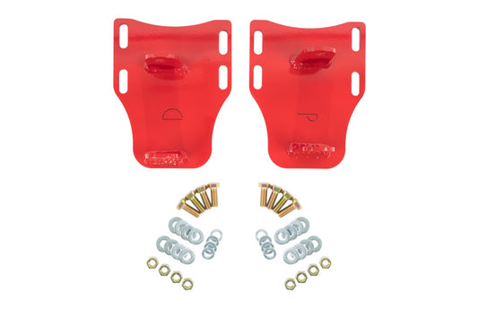 UMI Performance 2409-R LSX Motor Mounts Only for use with UMI K-members Red