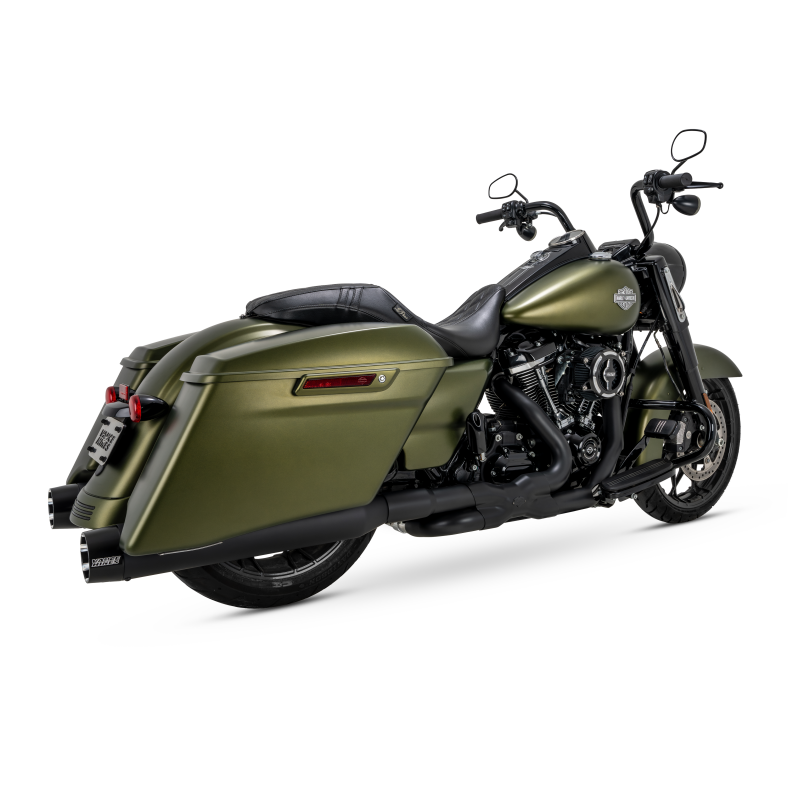 Vance & Hines 46792 Blackbird 450 Slip-Ons Black Contrast for 2017-2026 Harley-Davidson Touring