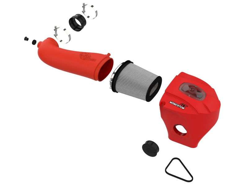 aFe Power 51-72202-R Momentum GT Cold Air Intake - 2011-2023 Dodge Challenger / Charger / Chrysler 300 V8-5.7L HEMI | Pro DRY S Red