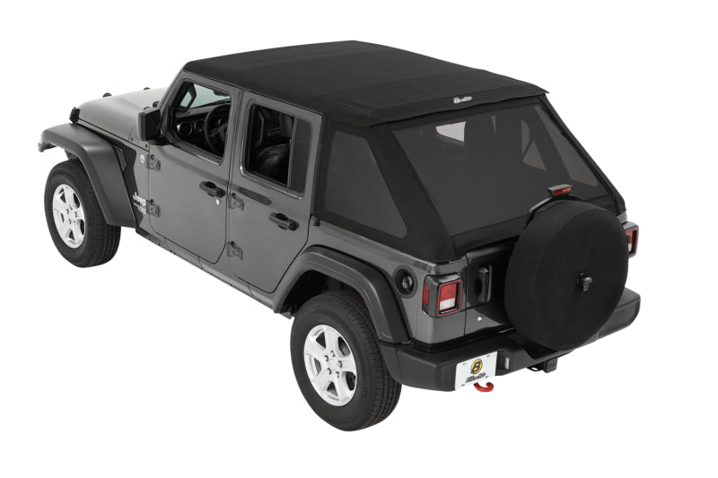 Bestop 18-26 for Jeep Wrangler JL 4-Door Trektop (Premium Black Twill)
