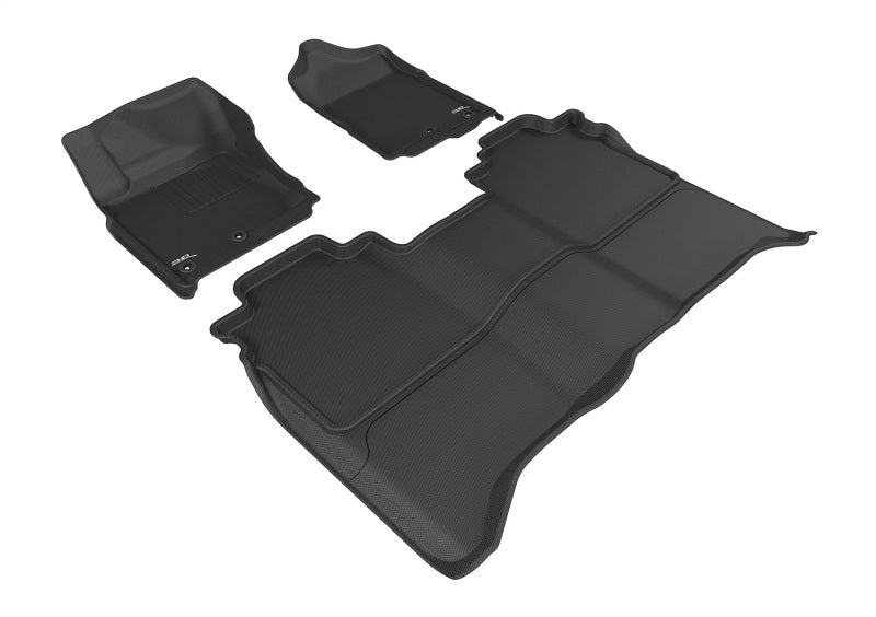3D MAXpider Kagu Front & Rear Floor Mats for 2014-2019 Nissan Versa Note