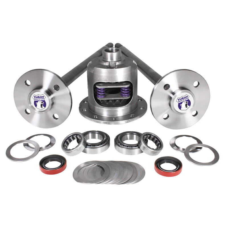 Yukon Gear & Axle YA FMUST-1-31 For 79-93 Mustang Axle Kit / 31 Spline / 4 Lug Axles with Duragrip Positraction