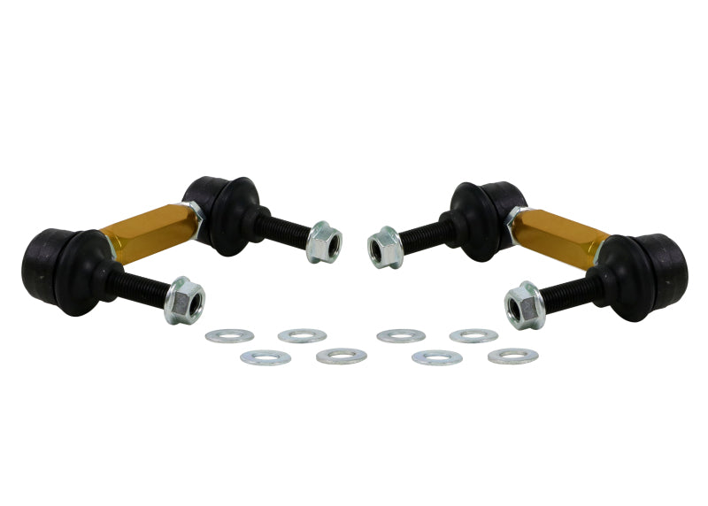 Whiteline KLC141 Rear Sway Bar Link Kit Adjustable Ball End Links