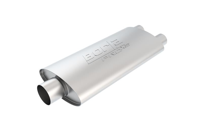 Borla 40348 Pro-XS 2.5in Tubing 19in x 4in x 9.5in Oval Center/Dual Muffler - #40348