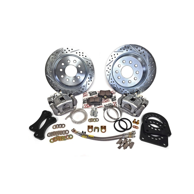 Baer Brakes 11.65in IronSport Rear Brake Kit — Fits Ford 8.8" C-Clip Rear Ends w/2.5" Axle Standoff, 4-Lug