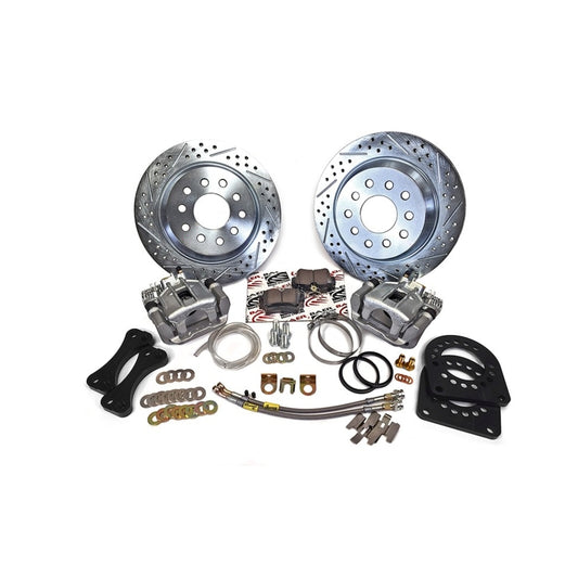 Baer Brakes 11.65in IronSport Rear Brake Kit — Fits Ford 8"/9" Torino Bearing Rear Ends w/Non-Staggered Rear Shocks