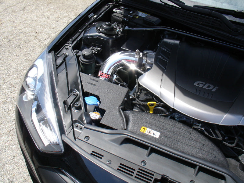 Injen 2013+ Hyundai Genesis Coupe (3.8L ONLY) V6 Polished Short Ram Intake w/ Heat Shield & Cover - #SP1392P