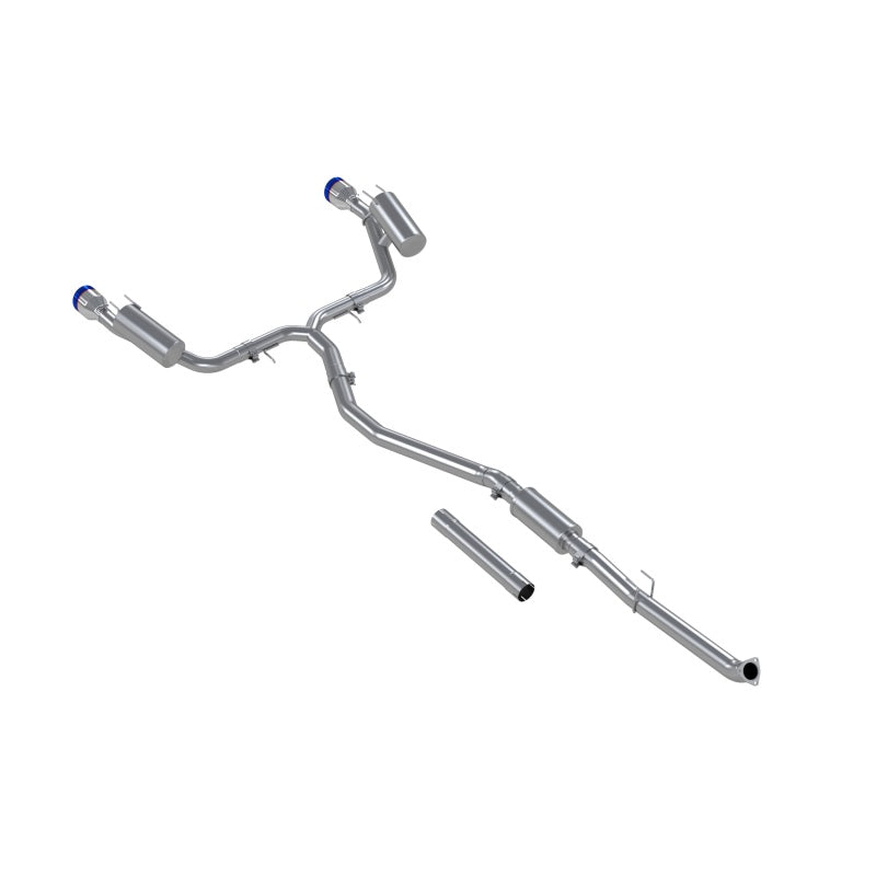 MBRP S49033BE Cat-Back Exhaust System - 2022-2026 Honda Civic Si / 2023-2026 Acura Integra 1.5L | T304 Stainless | Burnt End Tips