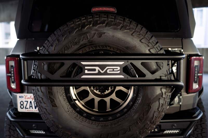 DV8 Offroad 21-23 Ford Bronco Spare Tire Guard & Accessory Mount - #TCBR-01