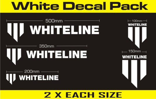 Whiteline KWM004 Decal Pack White