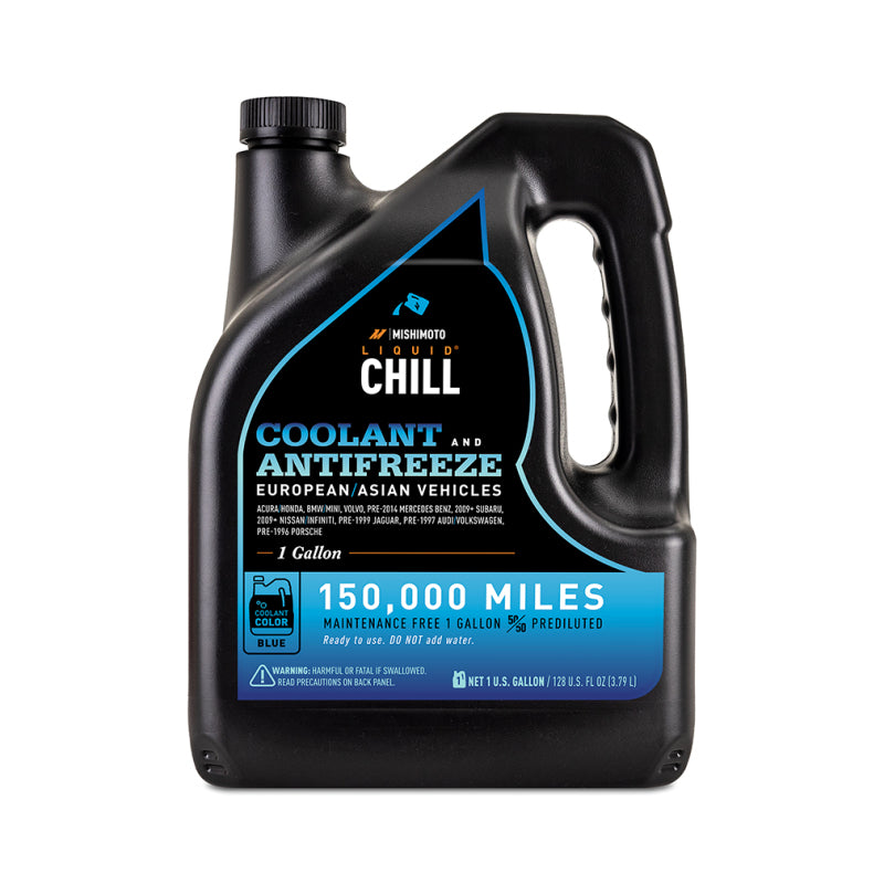 Mishimoto Liquid Chill EG Coolant, European/Asian Vehicles, Blue - #MMRA-LC-EG-BL