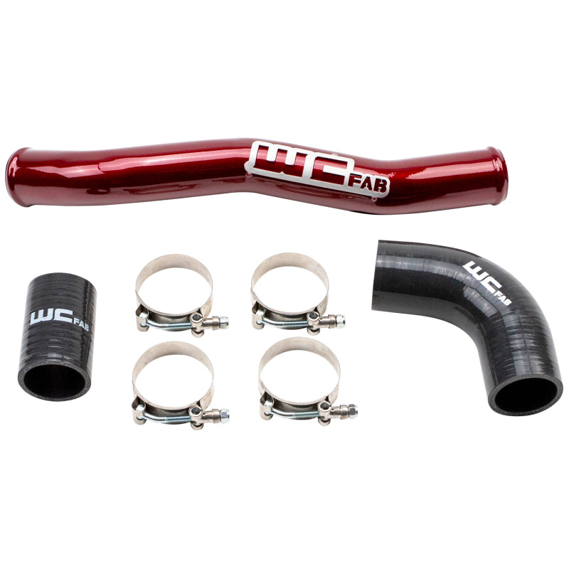Wehrli Custom Fabrication WCF100541-RED Upper Coolant Pipe WCFab Red for 2020-2026 Chevrolet Silverado / GMC Sierra 2500 HD / 3500 HD 6.6L L5P Duramax