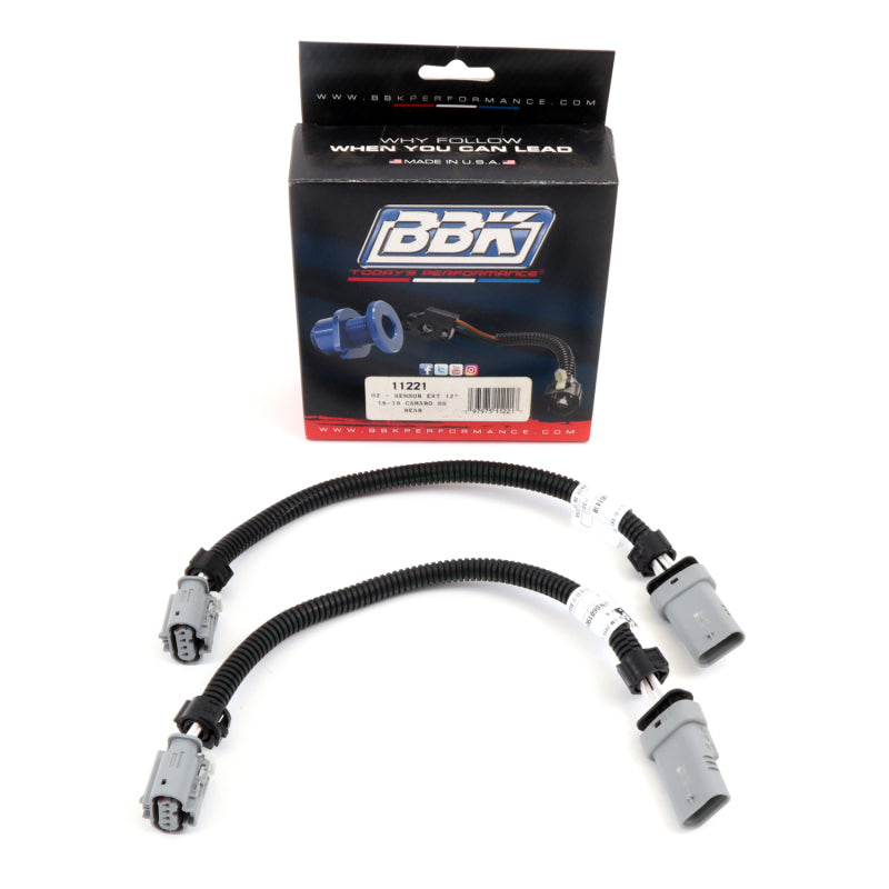 BBK Performance 11221 Rear O2 Sensor Extension Harness Kit for 2016-2024 Chevrolet Camaro SS (6.2L) Manual Transmission Only