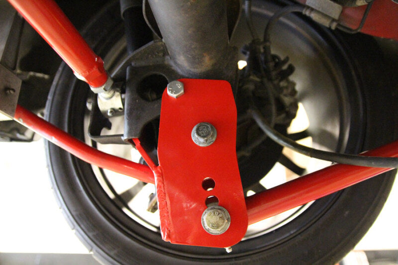 UMI Performance 1060-B Rear Control Arm Relocation Brackets Bolt-In Black