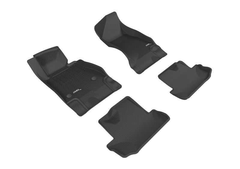 3D MAXpider Kagu Front & Rear Floor Mats for 2015-2022 Chevrolet Colorado