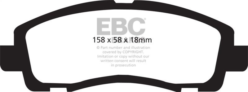 EBC 05-14 Honda Ridgeline 3.5 Greenstuff Front Brake Pads DP61753