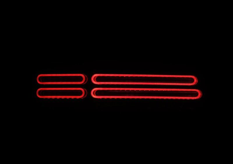 AlphaRex 691022 23-25 Nissan Z Nova-Series Quad-Loop Style Prismatic LED Tail Lights - Alpha Black