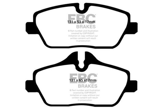EBC 14+ Mini Hardtop 1.5 Turbo Cooper Redstuff Front Brake Pads DP32056C