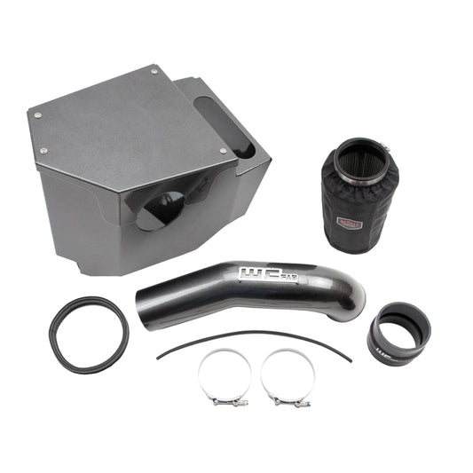 Wehrli Custom Fabrication WCF100702-GW 4in Intake Kit Gloss White for 2020-2026 Chevrolet Silverado / GMC Sierra 2500 HD / 3500 HD 6.6L L5P Duramax