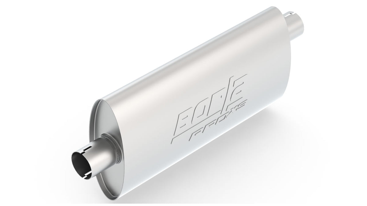 Borla 400483 ProXS Muffler 2.25 in Center / Offset Notched (19 x 4 x 9.5 in Oval)