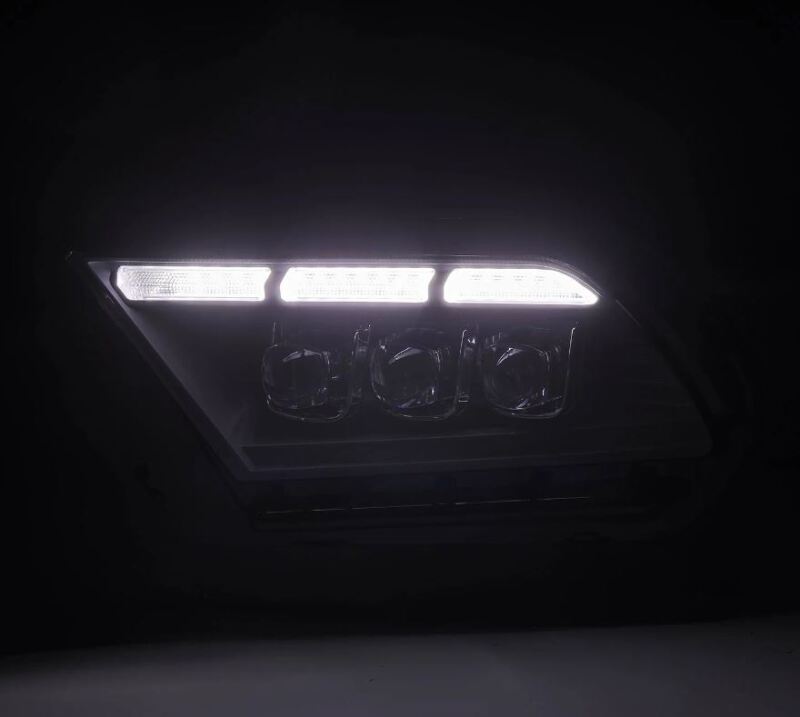 AlphaRex 880489 10-12 Ford Mustang NOVA-Series LED Projector Headlights Black with Activation Light & Sequential Signal /Switchback DRL