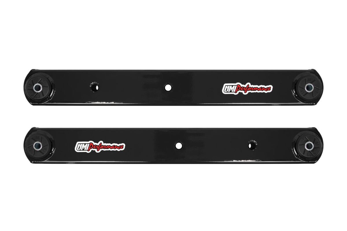 UMI Performance 4021-B Rear Lower Control Arms Fully Boxed Premium Black