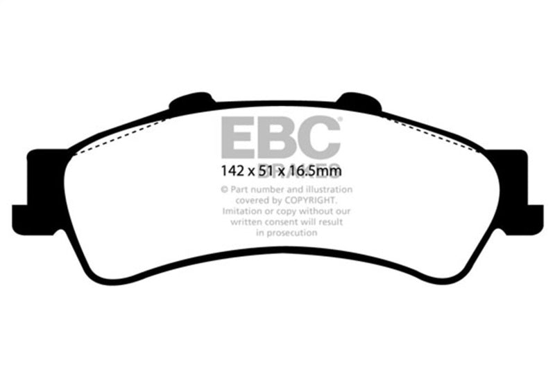 EBC 03-05 Chevrolet Astro Van 2WD Greenstuff Rear Brake Pads DP61630
