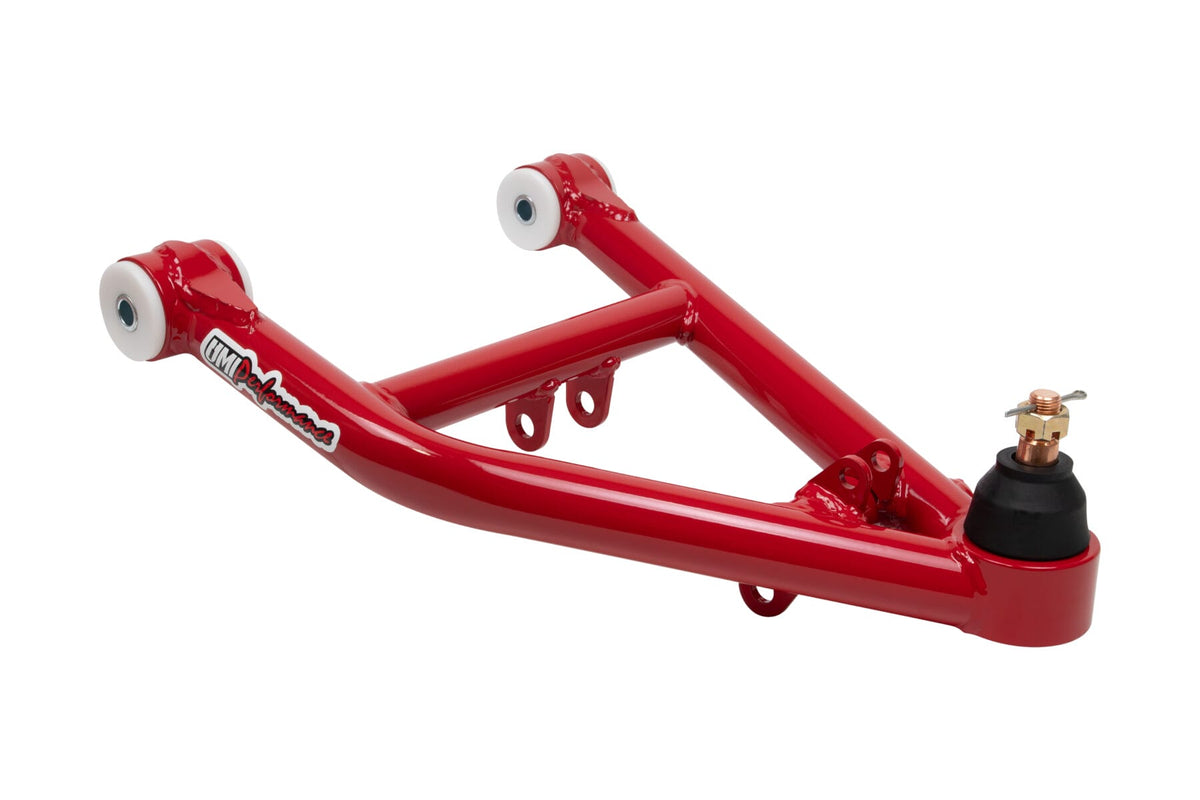 UMI Performance 4062-R Lower Front A-Arms Corner Max Standard Ball Joint Red