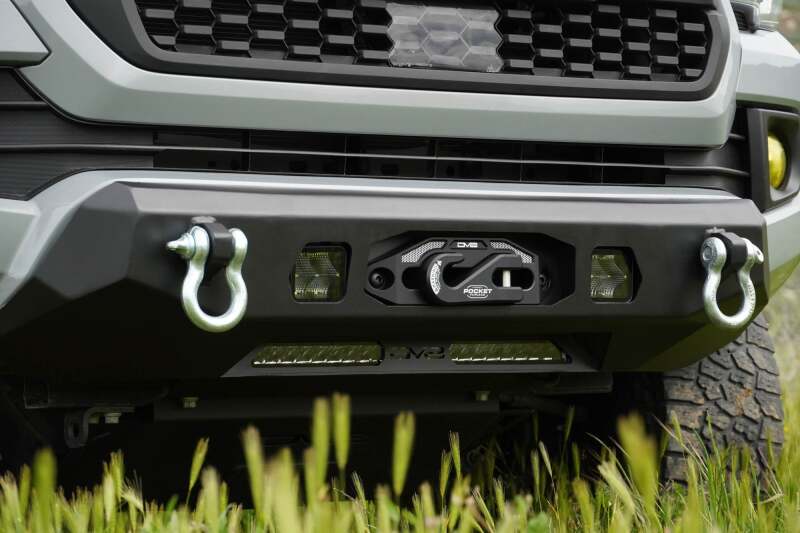 DV8 16-23 Toyota Tacoma Center Mount Winch Front Bumper - #FBTT1-06