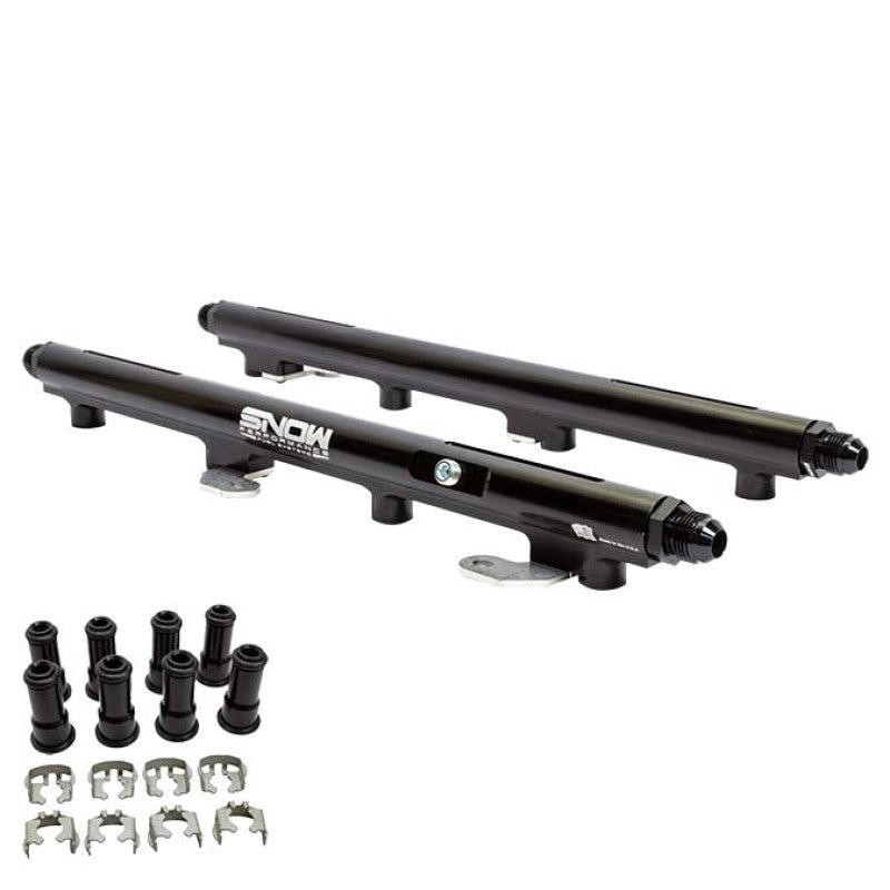 Snow Performance SNF-34111 for 2005+ Hemi 5.7L/6.1L/6.4L 34mm Injector Height Return Style Billet Fuel Rail Kit