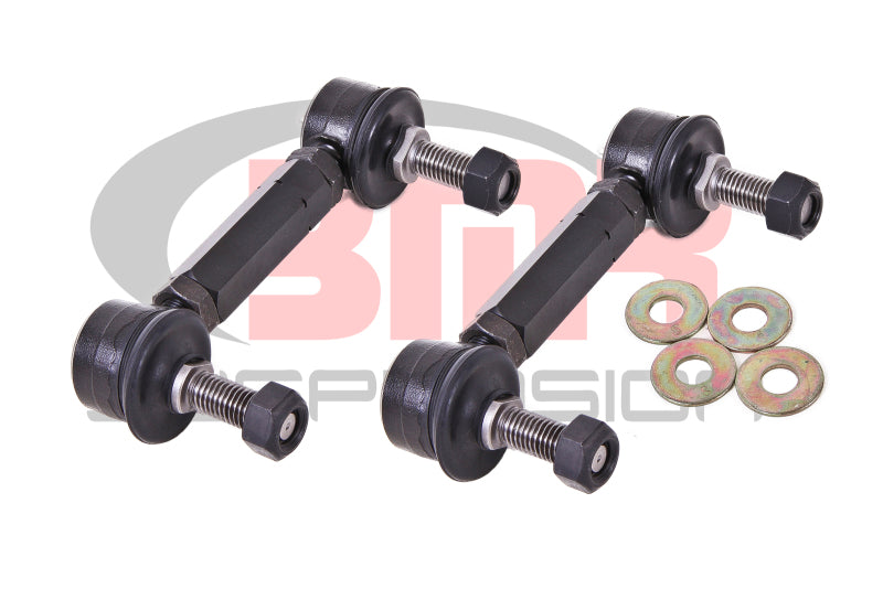 BMR 2015-2026 S550 Mustang Rear Sway Bar End Link Kit - Black