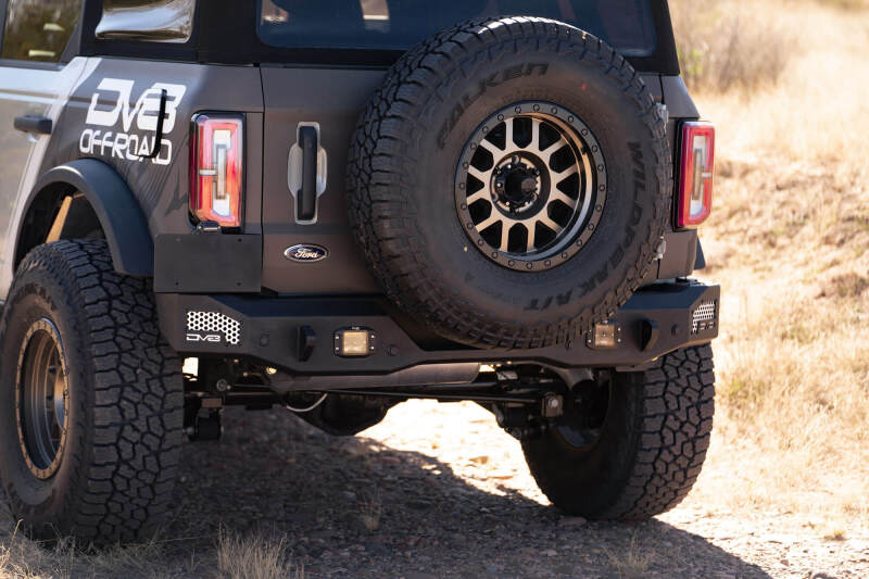 DV8 Offroad 21-22 Ford Bronco MTO Series Rear Bumper - #RBBR-01