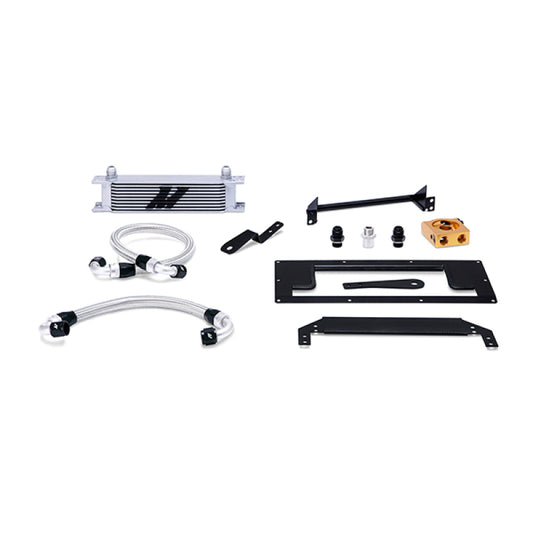 Mishimoto 99-05 Mazda Miata Thermostatic Oil Cooler Kit - Silver - #MMOC-MIA-99T