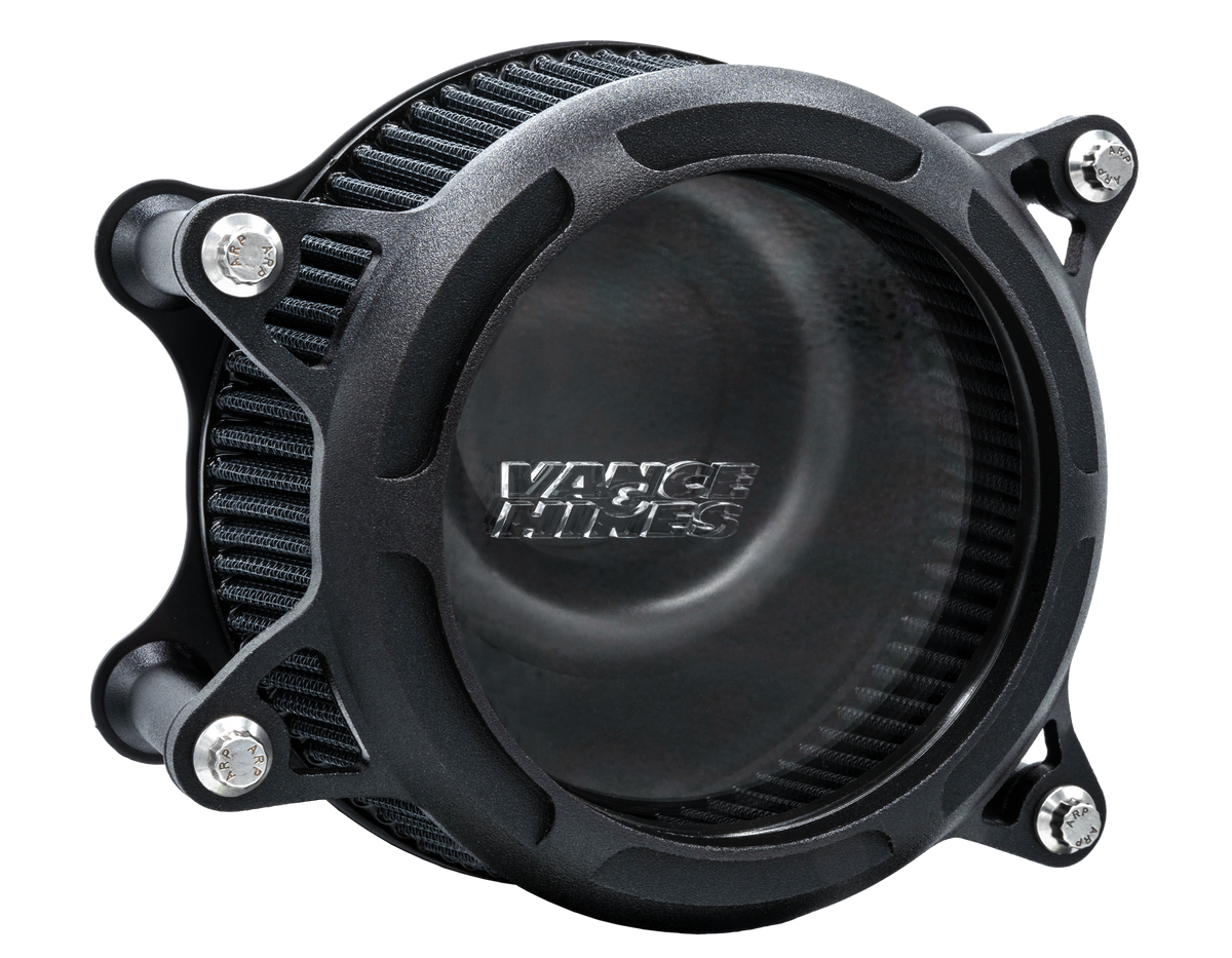 Vance & Hines 41098 VO2 Insight Intake Wrinkle Black for 2023-2026 Harley-Davidson Touring/Softail