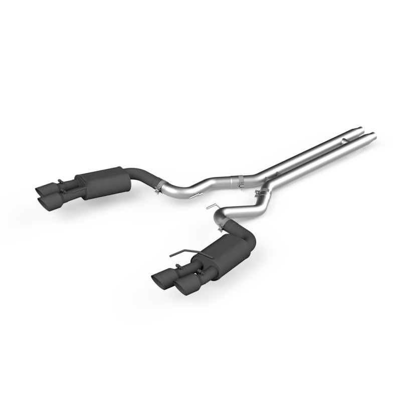 MBRP S7205BLK Cat-Back Exhaust System - 2018-2023 Ford Mustang GT 5.0L (Street) | Black Coated