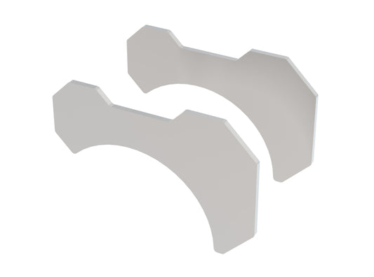 Borla 60578 Universal 2.25in T-304 Stainless Steel Pipe/Tube Bracket Kit - #60578