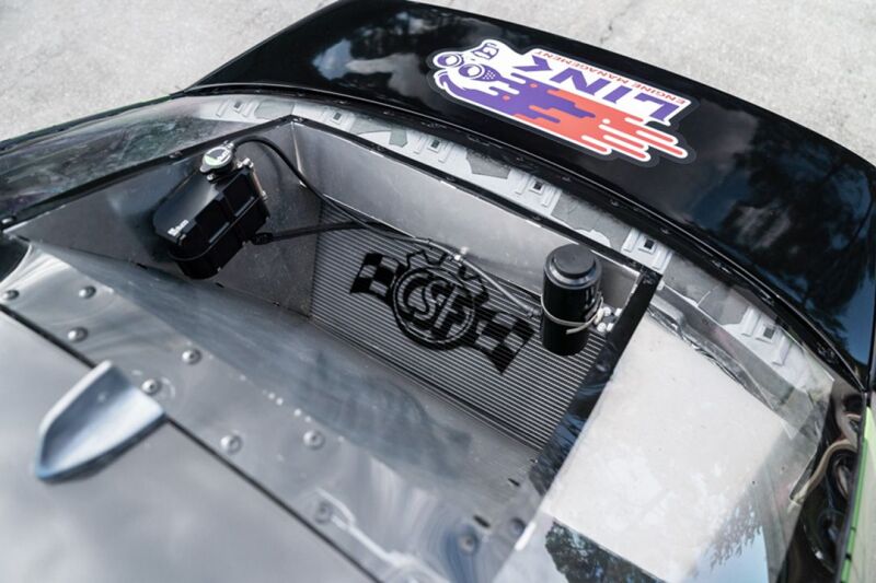 CSF 8374 Motorsport Radiator with Shroud - 14in SPAL Brushless Fans - Harnesses