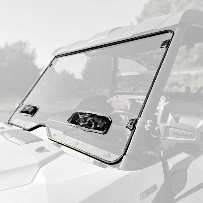 Seizmik 24+ Kawasaki Ridge Ranch Tool Less Windshield - Hardcoated 50-55317KIT